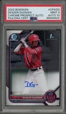 2022 Bowman Chrome Prospects Denzer Guzman Auto PSA 9 Mt / 10 #CPADG 1º comprar usado  Enviando para Brazil