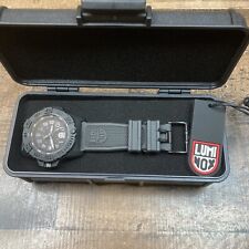 Reloj Luminox para hombre esfera negra sello azul marino correa de goma XS.3501.BO.F segunda mano  Embacar hacia Mexico