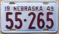 1949 nebraska license for sale  Everett