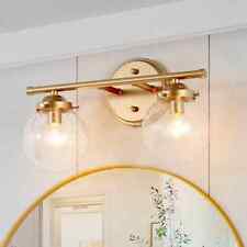 Arandela de parede Uolfin moderna globo banheiro luz de vaidade ouro 2 luzes redonda quarto comprar usado  Enviando para Brazil