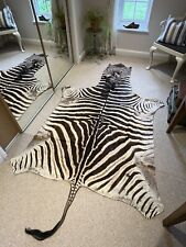 zebra skin rug for sale  CAMBRIDGE