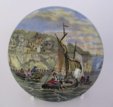 PEGWELL BAY (LOBSTER FISHING) - PRATTWARE POT LID for sale  Shipping to South Africa