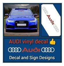 Audi vinyl sticker for sale  Ireland