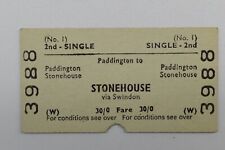 Railway ticket paddington for sale  Shipping to Ireland
