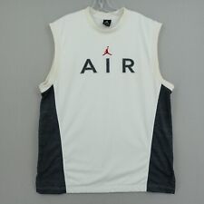 Camiseta masculina vintage Nike Air Jordan XL branca cinza cimento bordado logotipo Y2K comprar usado  Enviando para Brazil