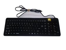 Nikon Flexible Keyboard Spill Proof  Black USB PS2 til salgs  Frakt til Norway