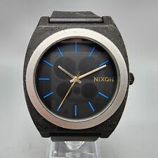 Relógio Nixon Time Teller masculino 39mm mostrador preto tom preto redondo plástico nova bateria, usado comprar usado  Enviando para Brazil