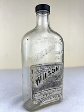 Botella de licor de whisky Wilson "That's All" de colección en relieve con etiqueta 8,5" EE. UU. segunda mano  Embacar hacia Argentina