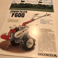 Honda power tiller for sale  Shipping to Ireland