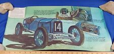 Peugeot Grand Prix 1913 coche antiguo cartel automático letrero litografía arte impresión publicidad segunda mano  Embacar hacia Argentina