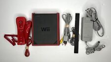 Paquete de consola de videojuegos Nintendo Wii Mini RVL-201 roja - probado funciona segunda mano  Embacar hacia Argentina