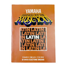 Yamaha Electone órgano curso de música latina cancionero libro de bolsillo 1983 segunda mano  Embacar hacia Argentina