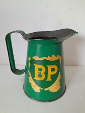 Vintage BP Quart Oil Can Jug Pourer Made by Paramount Basildon Green, used for sale  Shipping to South Africa