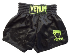 Shorts de boxe Venum M 4,5" clássico muay thai kickboxing cetim preto luta na cidade comprar usado  Enviando para Brazil