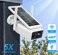 Usado, Camara De Seguridad Solar Inalambricas Para Exterior Con Vision Áudio Noturno comprar usado  Enviando para Brazil