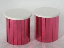 Betty's Wooden Miniatures Pink Shiny Dollhouse Stools or Side Tables, used for sale  Shipping to South Africa