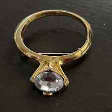 Goldtone faux diamond for sale  Ripon
