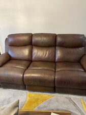 Immaculate brown leather for sale  LIVERPOOL
