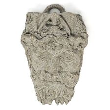 Guaranteed Irish Cement Wall Face Mask Hanging Garden Plaque Sculpture 7” for sale  Shipping to South Africa