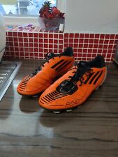 ADIDAS F50 TRX  BLACK ORANGE FG FOOTBALL BOOTS MENS SIZE UK10 EU44 2/3 for sale  Shipping to South Africa