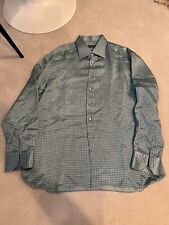 Men’s STEFANO RICCI 100% Silk Button Down Dress Shirt Size XXL for sale  Shipping to South Africa