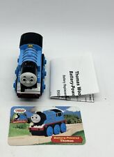 Tren fundido a presión a batería Thomas & Friends ferrocarril de madera con tarjeta FUNCIONA juguete, usado segunda mano  Embacar hacia Argentina