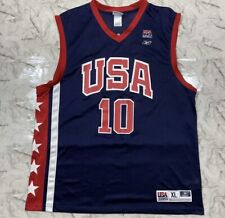 Reebok Authentic Olympic Dream Team USA Reggie Miller Jersey #10 Men’s XL for sale  Indianapolis
