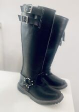 Leather engineer boots usato  Roma