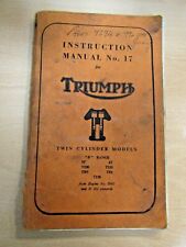 Instruction manual .17 for sale  LEWES