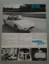 Matra sport 530 usato  Vimodrone