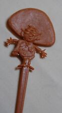 Usado, Antigo Agitador de Coquetel Swizzle Stick Plástico Marrom Señor Pico 1966 comprar usado  Enviando para Brazil