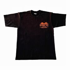 Langlitz Leather Tshirt Short Sleeve Black Speedway Togs Size Medium Made In Usa, used for sale  Shipping to South Africa