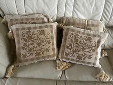 Cushions set gold for sale  ATTLEBOROUGH