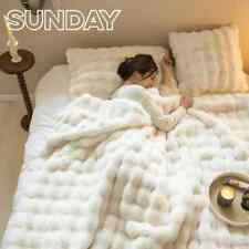 Warm Faux Fur Blankets Luxury Super Soft Plush Blanket Fluffy Throw Blanket for sale  Shipping to South Africa