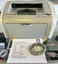 HP LaserJet 1020 Workgroup Laser Printer With Power Cable & Toner WORKS for sale  Shipping to South Africa