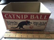 Antique Catnip Ball Cardboard Store Display Countertop RARE Early 1900’s for sale  Shipping to South Africa
