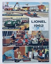 Catálogo de carreras modelo de trenes y accesorios Lionel 1962 de colección segunda mano  Embacar hacia Argentina
