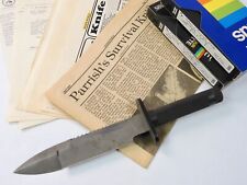 US 1984 Custom Handmade ROBERT PARRISH Survival Tactical Fighting Knife w/ DOC for sale  Shipping to South Africa