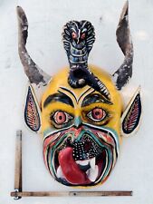 Maschera messicana legno usato  Roma