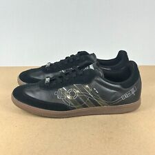 Używany, Adidas Samba Def Jam 25th Anniversary Athletic Shoes Mens 10 Black Gum Leather na sprzedaż  Wysyłka do Poland
