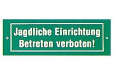 Schild jagdliche einrichtung gebraucht kaufen  Röttenbach b Erlangen