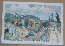 Lithographie mas provence d'occasion  Gannat