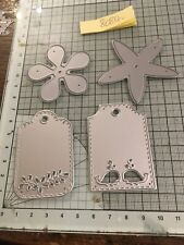 Trimcraft gift tags and flowers die set ref8084a for sale  Shipping to South Africa