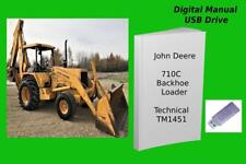 John Deere 710C Backhoe Loader Repair Technical Manual TM1451 for sale  Shipping to Canada