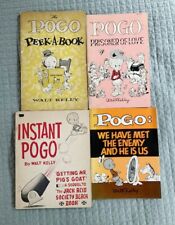 Lote de 4 livros POGO TPB, Walt Kelly: Peekabook, Prisioneiro do Amor, Instantâneo, Inimigo comprar usado  Enviando para Brazil