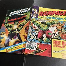 Rampage comic marvel for sale  CHATHAM