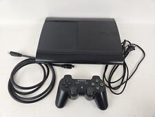 Konsola Sony PlayStation 3 500GB PS3 Super Slim Black Pakiet Kontroler Testowany, używany na sprzedaż  Wysyłka do Poland