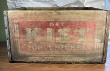 Used, Antique Kist For Nickel Soda Bottle Wooden Wood Box Kist Bottling Co Scranton PA for sale  Shipping to South Africa