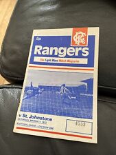 Rangers johnstone football for sale  KILBIRNIE