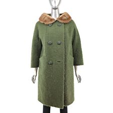 Green wool coat for sale  Mc Lean